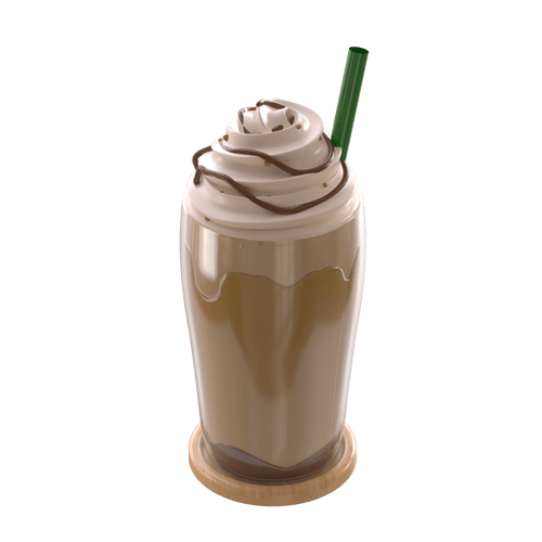 Coffee cup icon — invest when you buy a caramel frappe