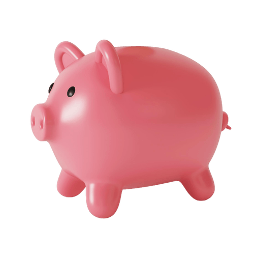 Piggy bank icon — investing that finally makes sense